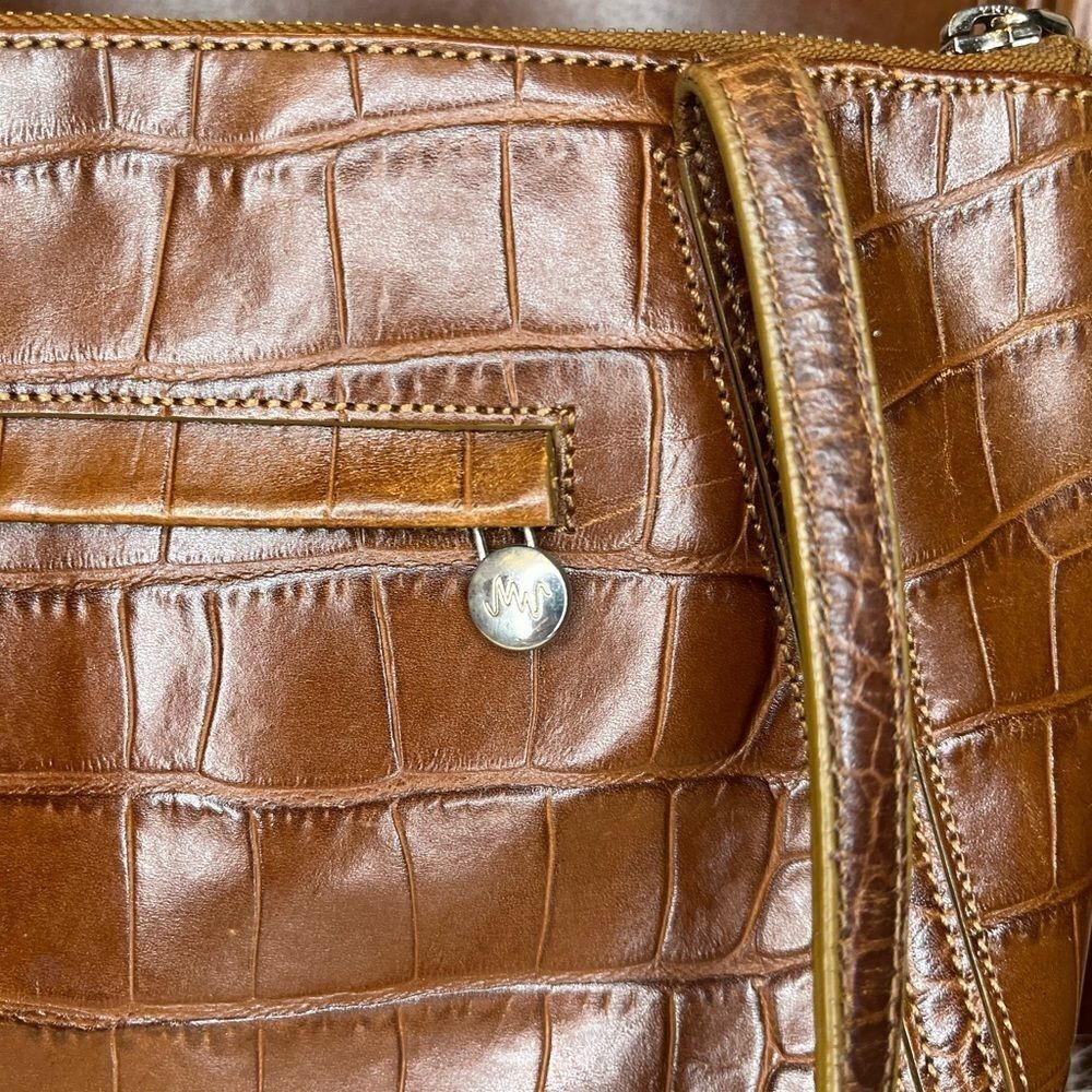 Monsac Leather Snakeskin Bag Shoulder Purse​​​ - Picture 10 of 15